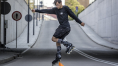 Слалом на роликах : історія та трюки