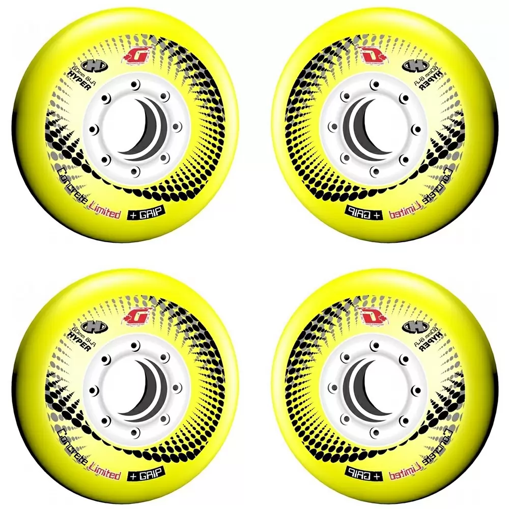 hyper concrete + grip yellow колеса для роликів — <Фото №3>