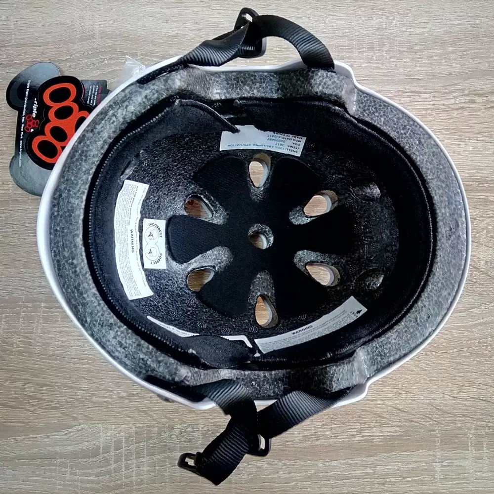 Шолом для роликів Triple Eight Brainsaver Dual Certified Helmet фото лайнера — <Фото №3>