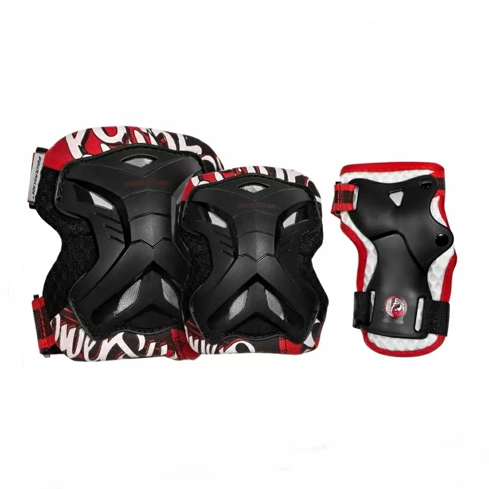 Комплект захисту для роликових ковзанів дитячий Powerslide Protection Pro Robot — <Фото №1>