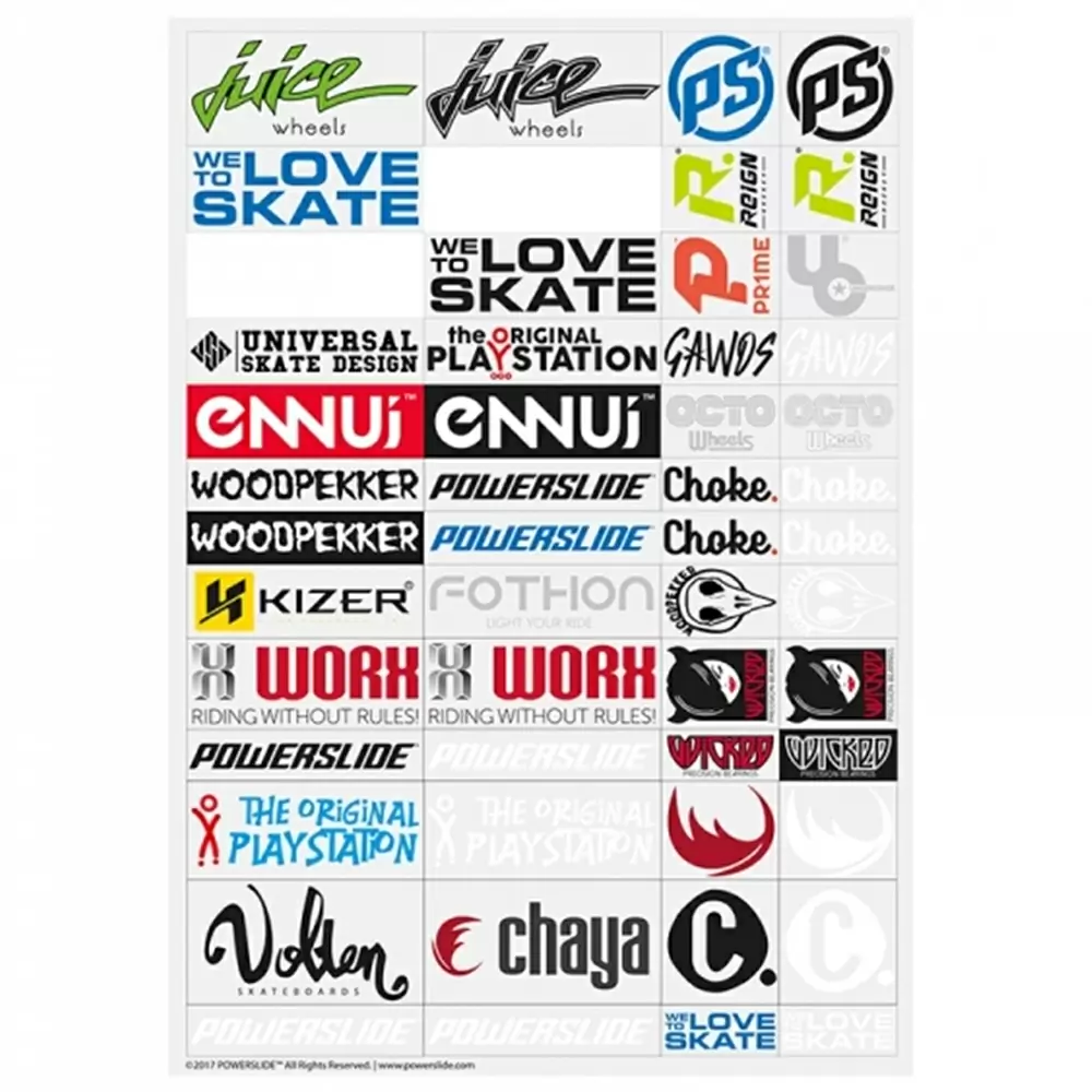 Наліпки для дитячого шолома Powerslide Allround Kids Helmet — <Фото №3>