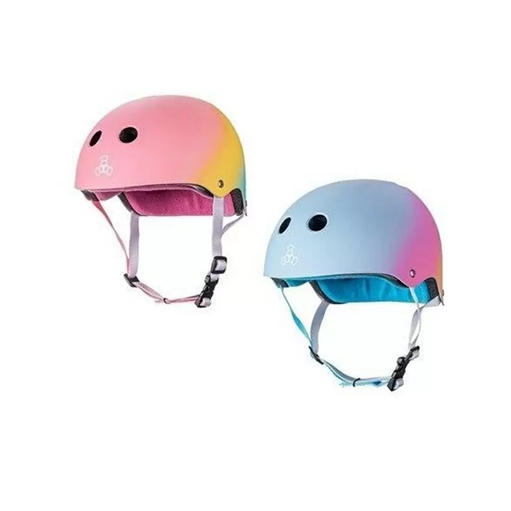 Дитячий шолом для дівчинки Triple Eight Certified Sweatsaver Color Collection — <Фото №1>