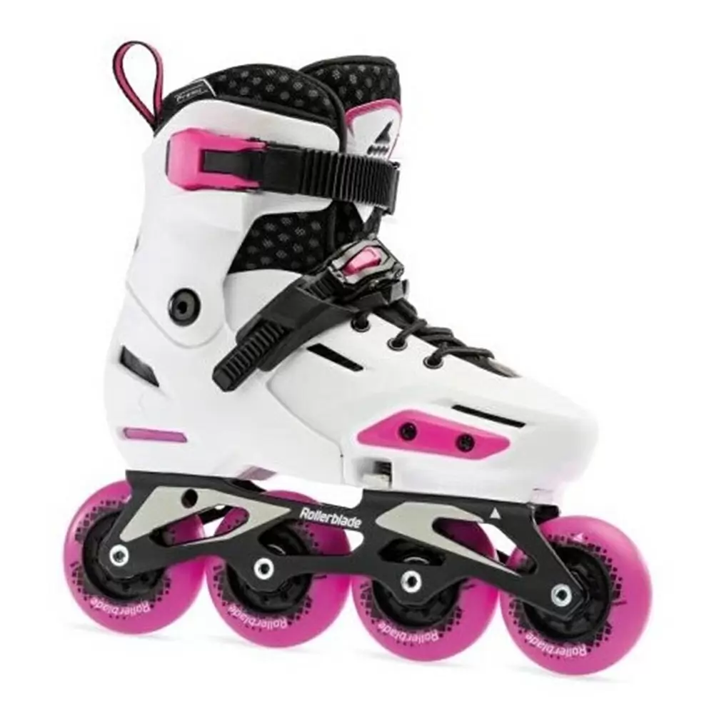 Дитячі фріскейт ролики Rollerblade Apex G White – Pink — <Фото №1>