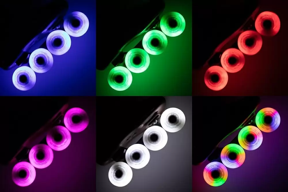 Плюси колес для роликів, що світяться