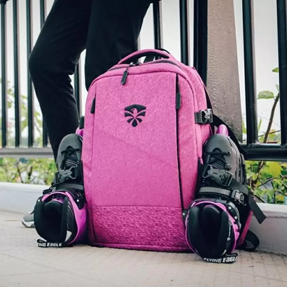 Рюкзак для роликів жіночий Flying Eagle Movement Medium Pink — <Фото №2>