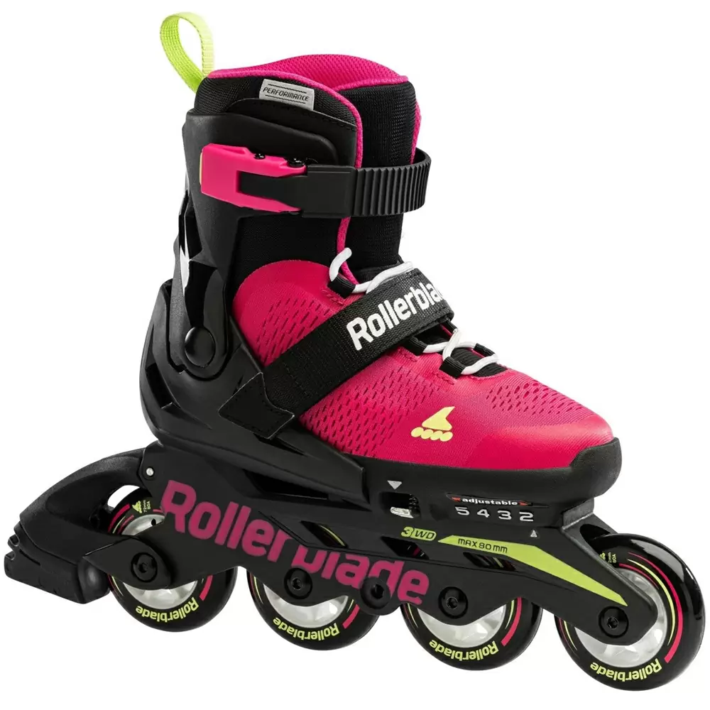 дитячі ролики для дівчаток Rollerblade Microblade G Pink 2023 — <Фото №1>