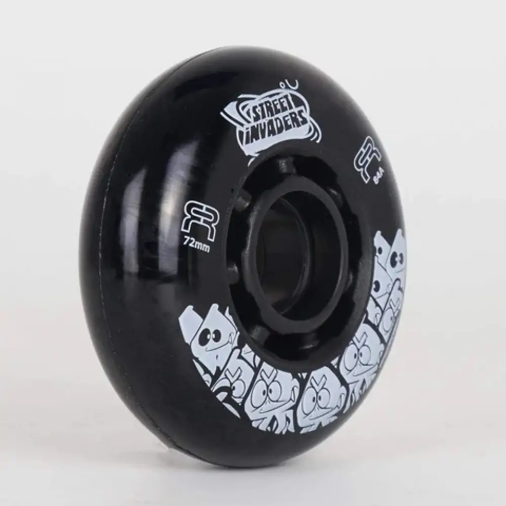 Колеса для роликових ковзанів FR Skates (Seba) Street Invaders чорні 84mm — <Фото №4>
