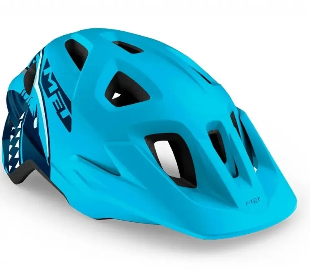 Шолом для роликових ковзанів Met Eldar blue shark — <Фото №5>