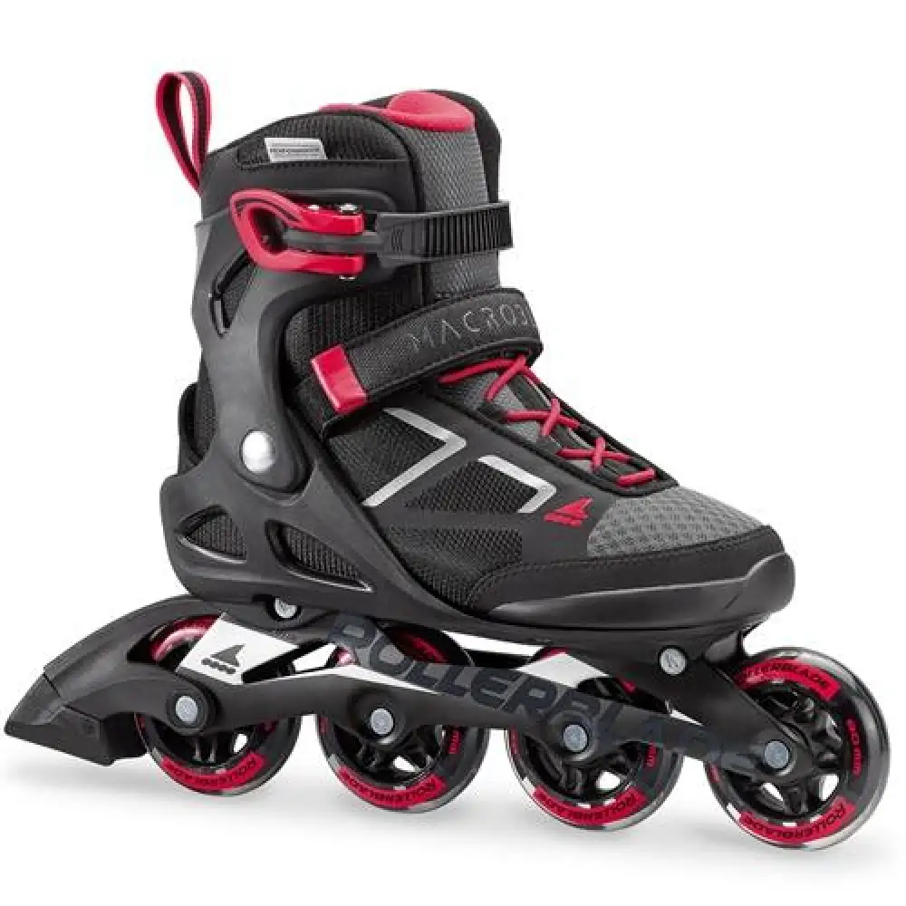 Ролики жіночі Rollerblade Macroblade W Black Pink — <Фото №1>