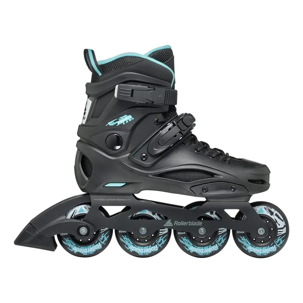 Жіночі ролики Rollerblade RB 80 W BLACK/LIGHT BLUE — <Фото №4>
