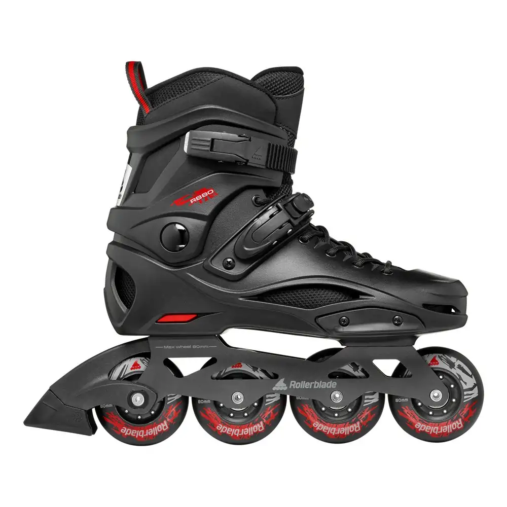 Чоловічі ролики Rollerblade RB 80 Black/Red — <Фото №5>
