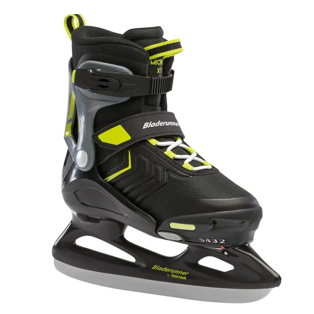 розсувні ковзани Rollerblade Bladerunner Micro XT Ice black lime — <Фото №1>