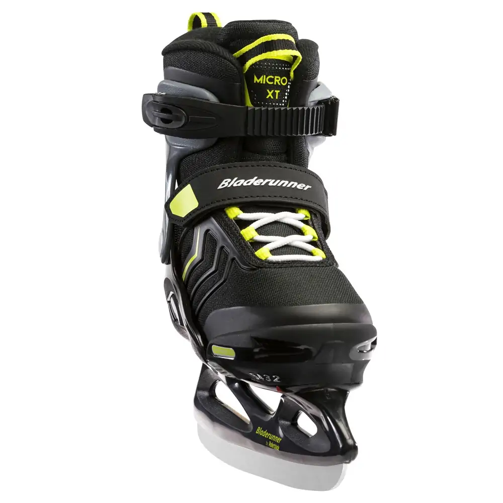 Льодові ковзани Rollerblade Bladerunner Micro XT Ice black lime — <Фото №4>