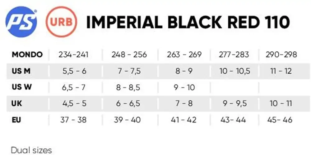 Розмірна сітка Powerslide Imperial Black Red 110 — <Фото №6>
