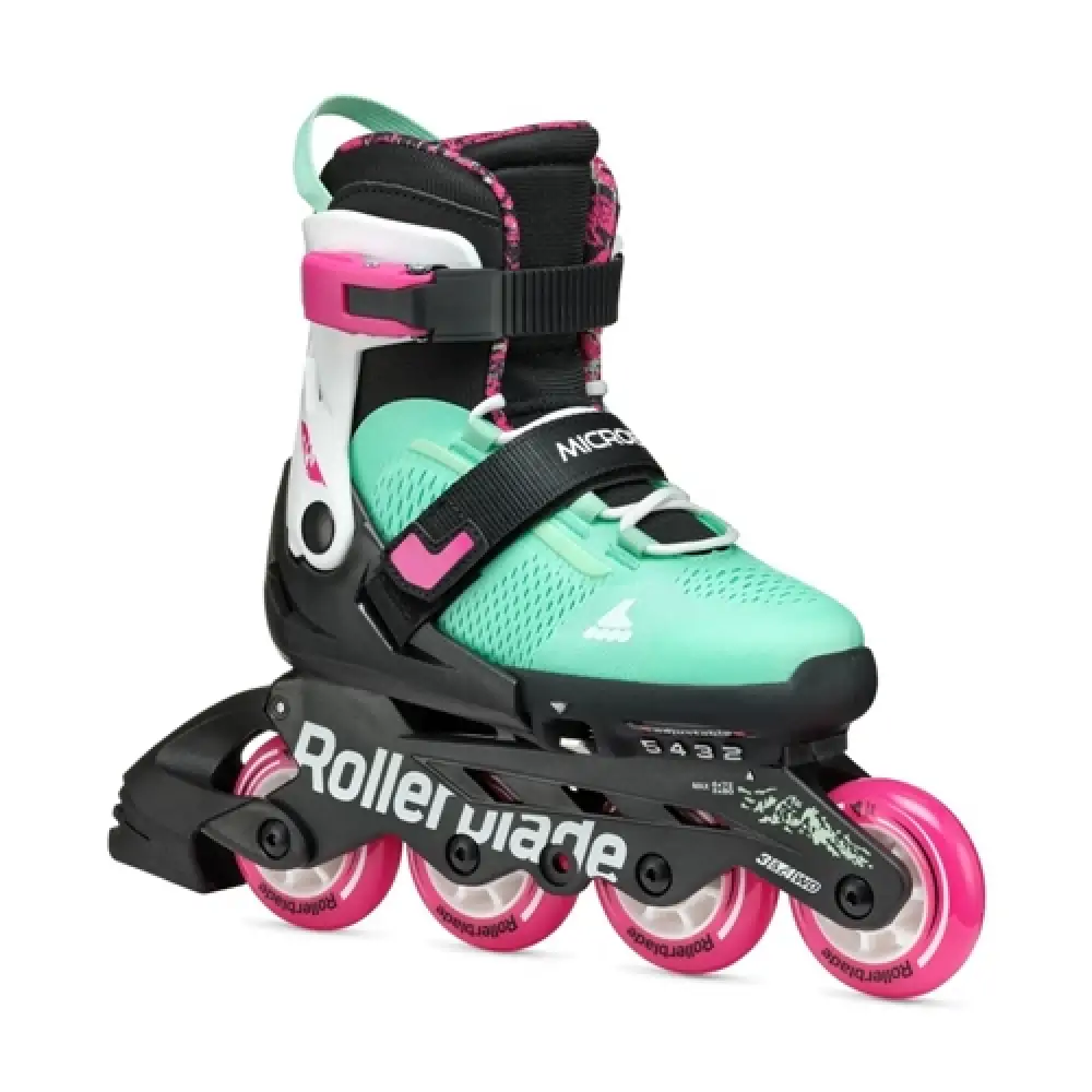 Ролики дитячі Rollerblade MIcroblade XT Black Sea Green — <Фото №1>
