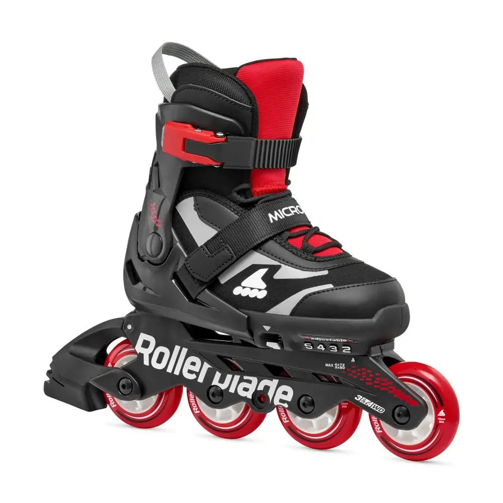 Дитячі ролики Rollerblade Microblade Black Red — <Фото №1>