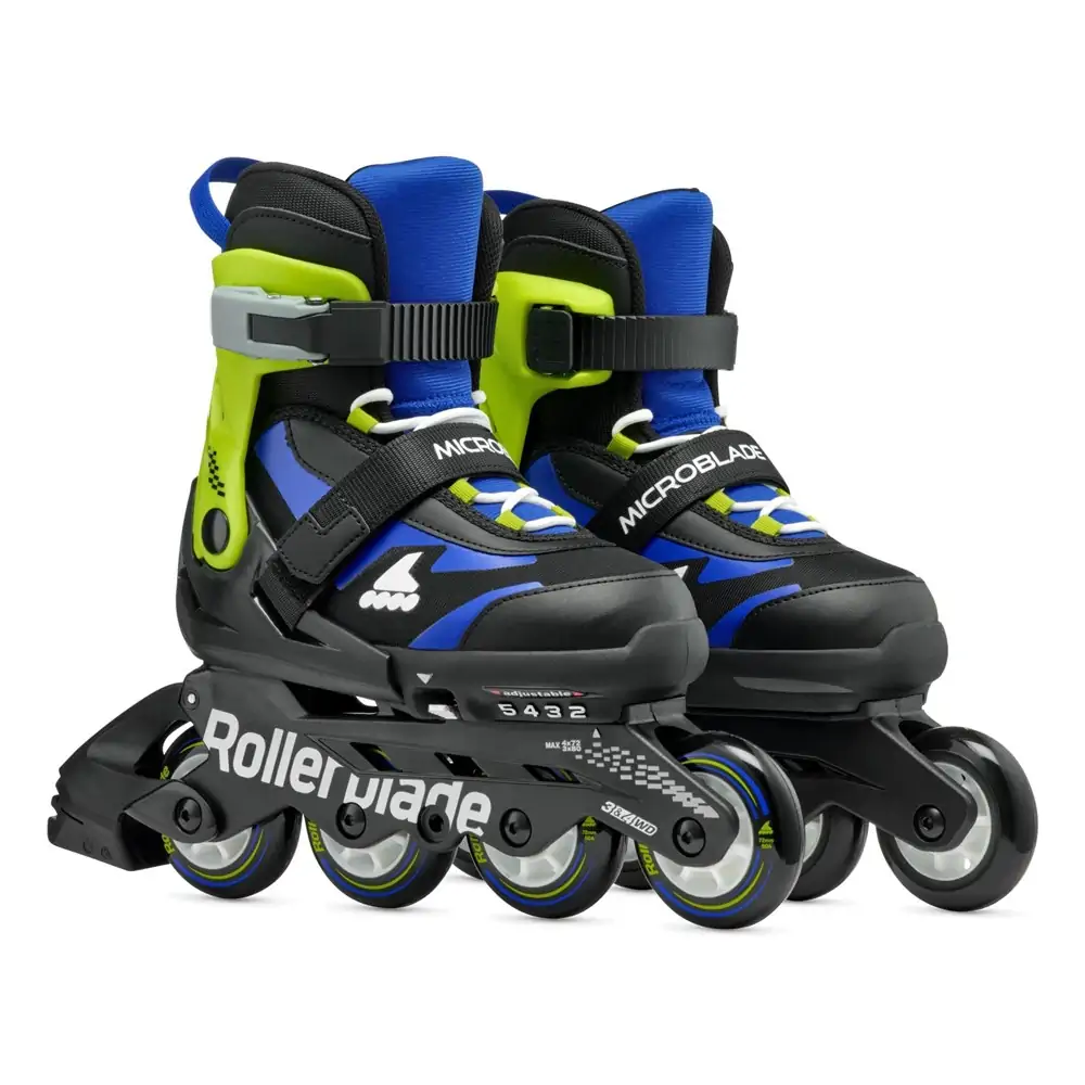Ролики Rollerblade Microblade Black Blue — <Фото №4>