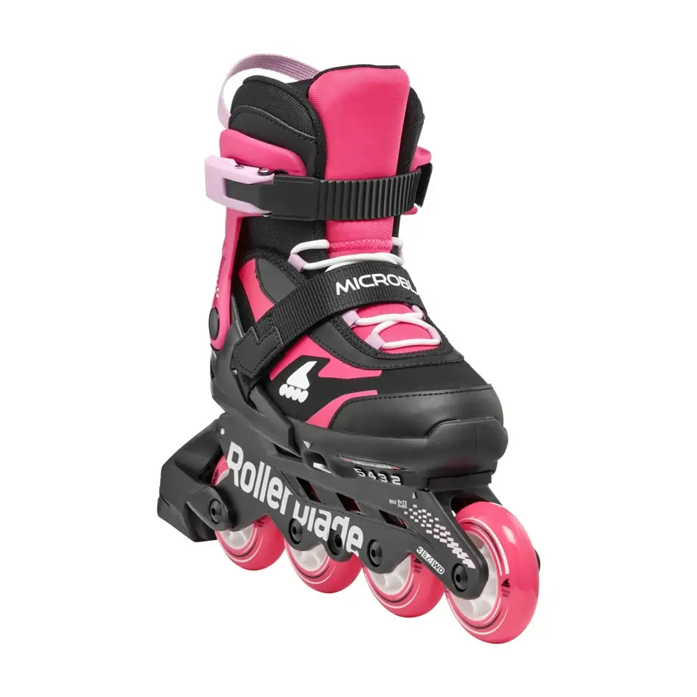 Ролики для дівчинки Rollerblade Microblade Сombo Black Pink — <Фото №2>