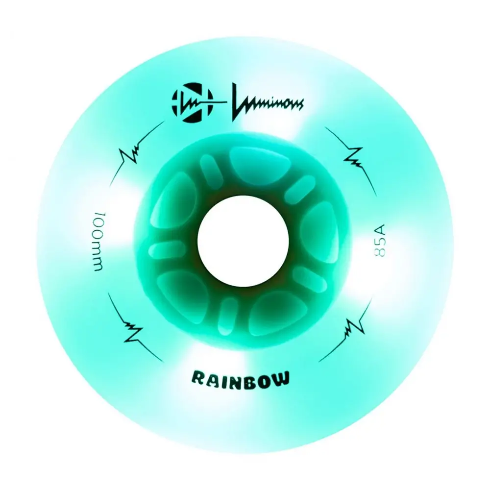 Колеса для роликових ковзанів FR Luminous Rainbow 100mm/85A 6-pack — <Фото №3>