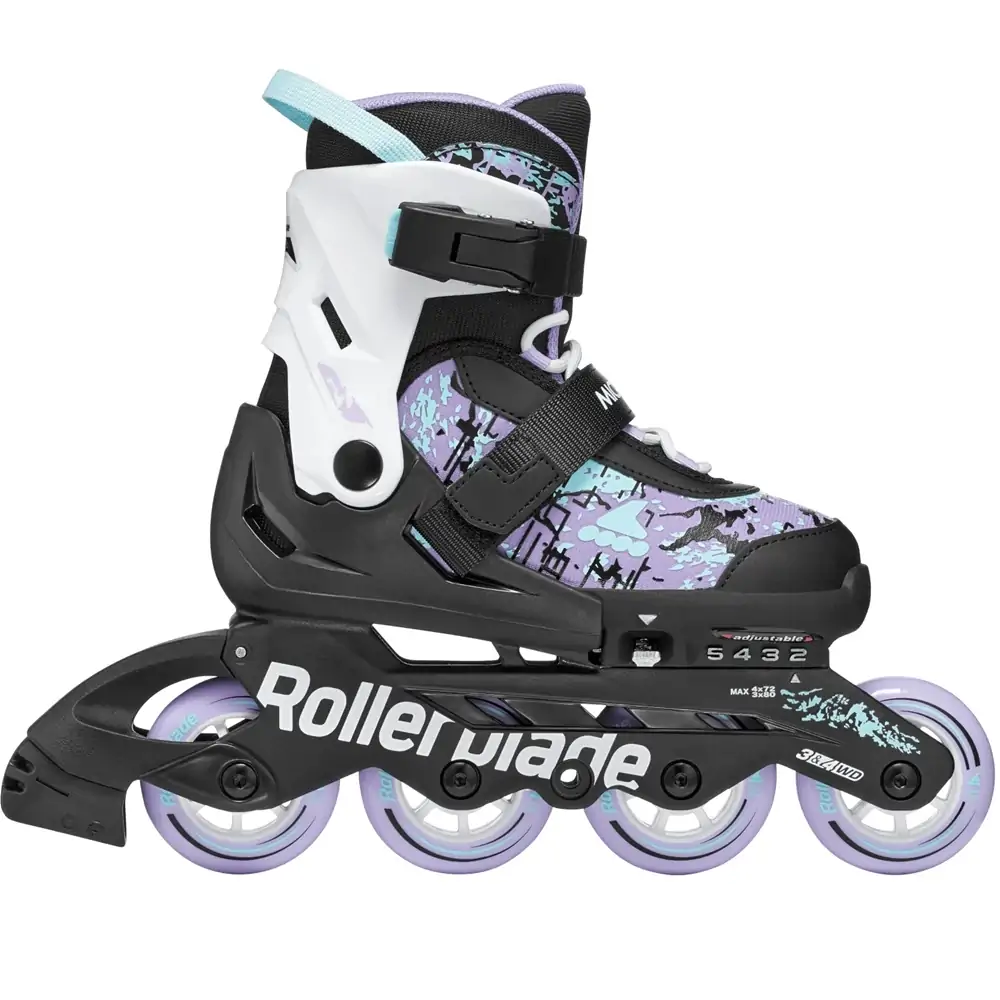 Ролики Rollerblade Microblade SL Black Lavender — <Фото №4>
