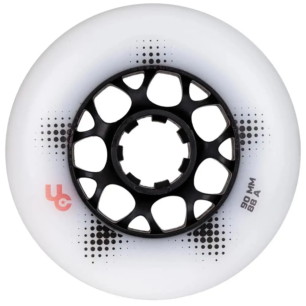 Колеса для роликов Undercover Team Pro White 90mm 88A 6-pack — <Фото №1>