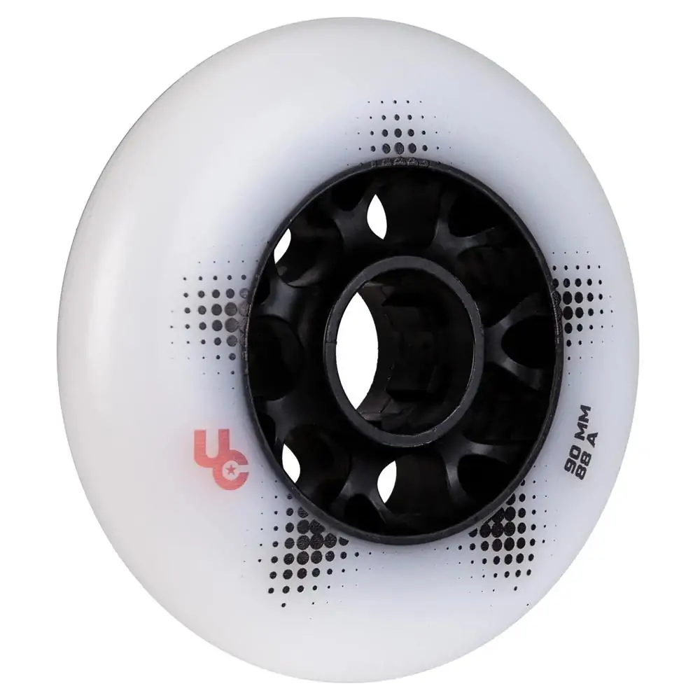 Колеса для роликовых коньков Undercover Team Pro White 90mm 88A 6-pack — <Фото №2>
