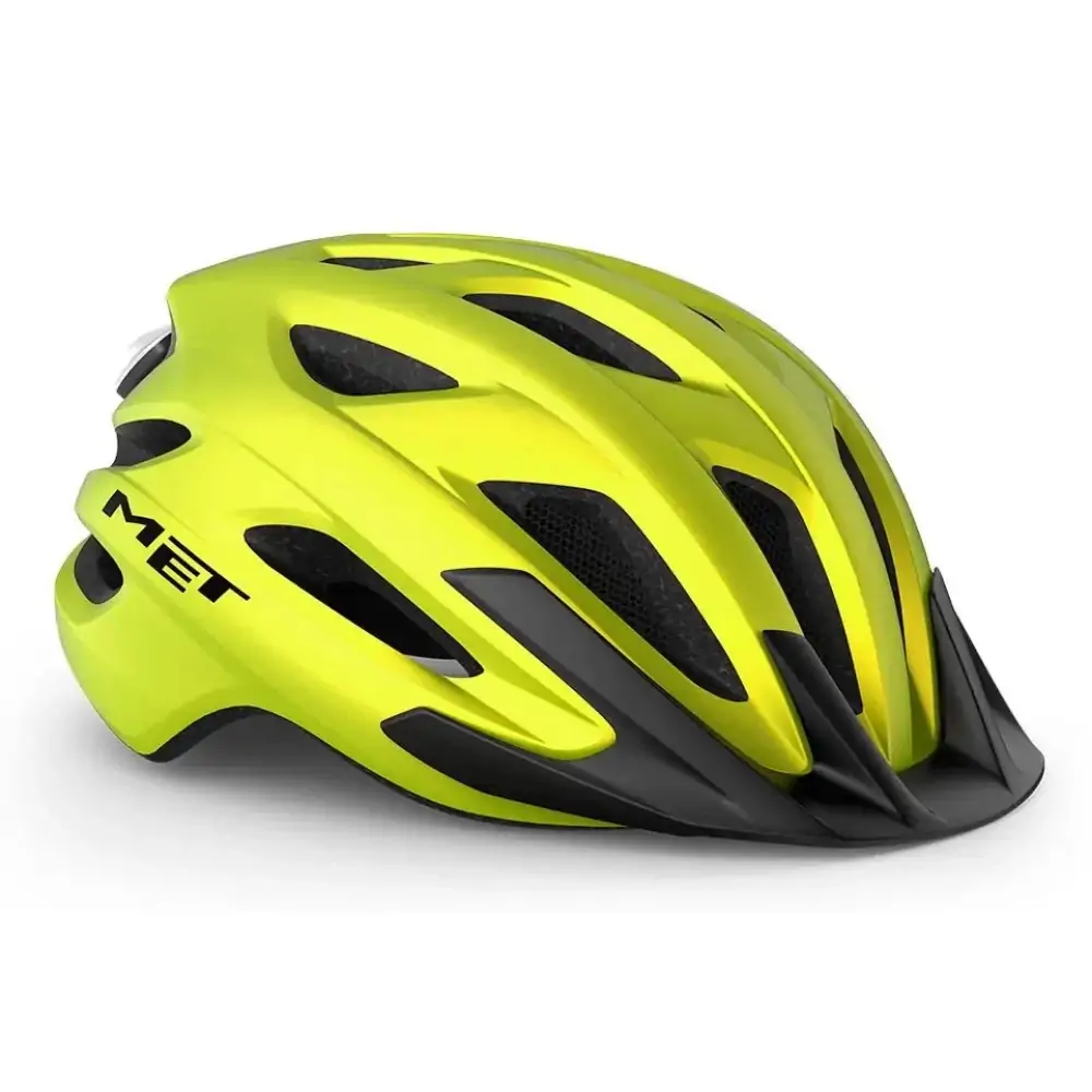 Шолом для роликів MET Crossover CE Lime Yellow Metallic UN MIPS — <Фото №4>