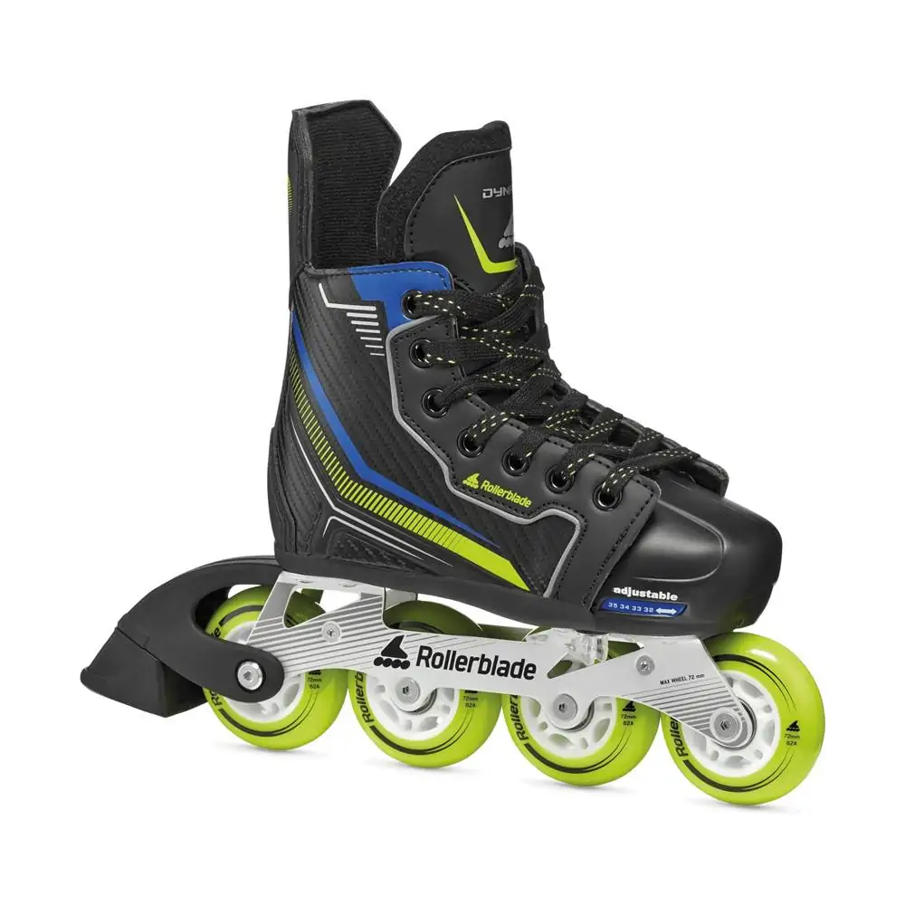 Ролики для хокею Rollerblade Dynamo Black Lime Blue — <Фото №1>