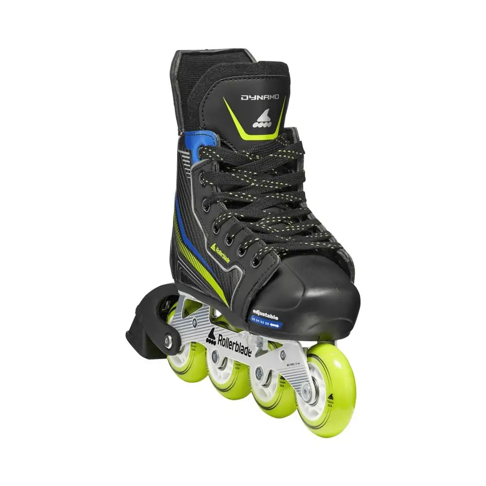 Хокейні ролики Rollerblade Dynamo Black Lime Blue — <Фото №2>