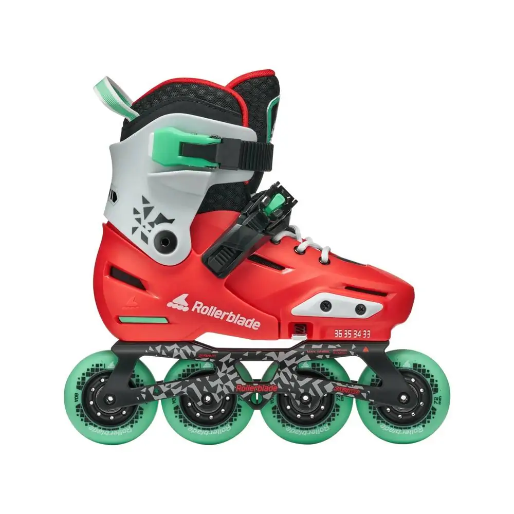 Детские роликовые коньки Rollerblade Apex Red Mint — <Фото №5>