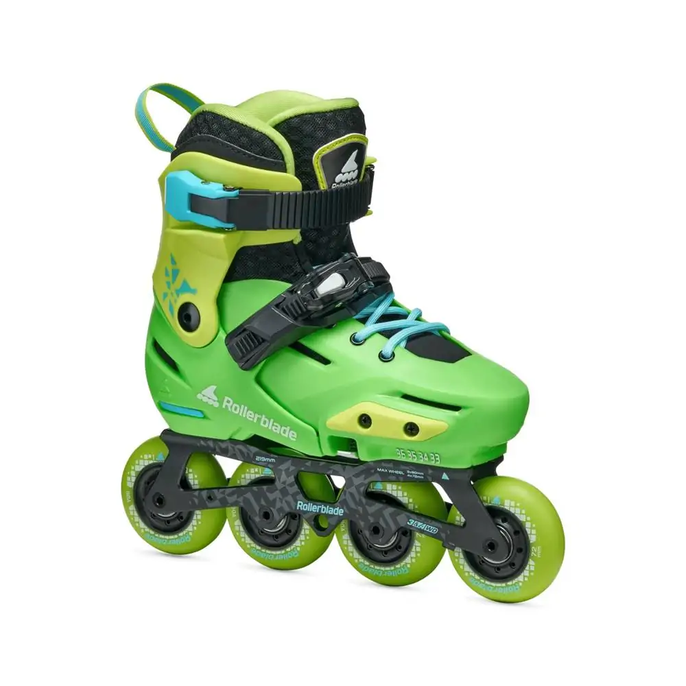 Раздвижные ролики Rollerblade Apex Green Lime — <Фото №1>