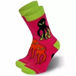 Шкарпетки дитячі для роликів K2 skate junior socks pink дві пари