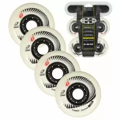 Колеса для роликів hyper concrete + grip White 72mm (4шт) — <Фото №7>