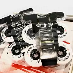 Колеса для роликів hyper concrete + grip White 72mm (4шт) — <Фото №10>