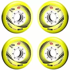 Колеса для роликів hyper concrete + grip yellow 76mm (4шт) — <Фото №8>