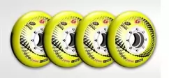 Колеса для роликів hyper concrete + grip yellow 76mm (4шт) — <Фото №10>