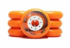 Колеса для роликів hyper concrete + grip orange 76mm (4шт) — <Фото №7>