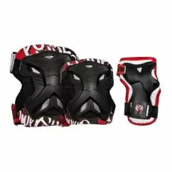 Захист для роликових ковзанів дитячий Powerslide Kids Pro Robot Tri-pack 2018