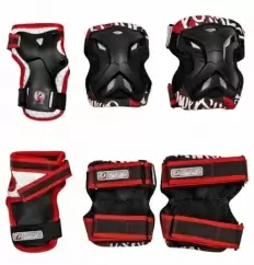 Захист для роликових ковзанів дитячий Powerslide Kids Pro Robot Tri-pack 2018 — <Фото №4>