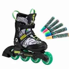 Ролики дитячі K2 Raider Splash Green