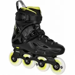 Роликові ковзани Powerslide Imperial One Black/Yellow 80