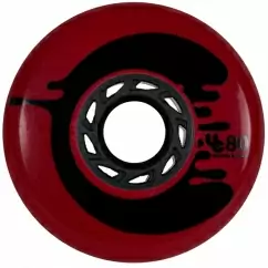 Набір колес для роликів Undercover Cosmic Roche red Full, 80mm/88a (4шт)