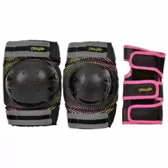Дитячий захист Play Life Joker Yellow Glow Kids Set для роликів