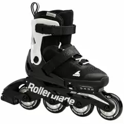 Дитячі ролики Rollerblade Microblade Black White