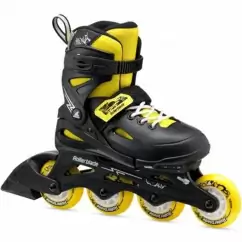 Детские ролики Rollerblade Fury Black Yellow