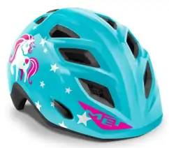 Шолом дитячий Met Genio Blue Unicorn 52-57 см