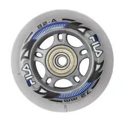 Набір коліс FILA Wheels 72MM/82A+ABEC5+ALU SPACER 6MM