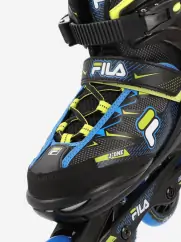 Дитячі ролики із захистом Fila J-One Combo 2 Set Blue Lime — <Фото №4>