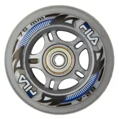 Колеса для роликів у наборі FILA Wheels 76mm+ABEC5+ALU SPACER 6mm