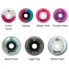 Світяшки з блискітками для роликів FR Skates Luminous LED Glitter (4шт)